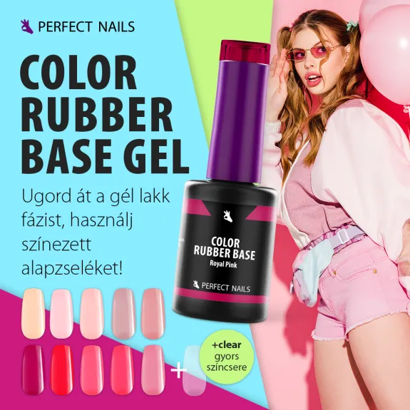 Color rubber base gel – Peachy 8 ml