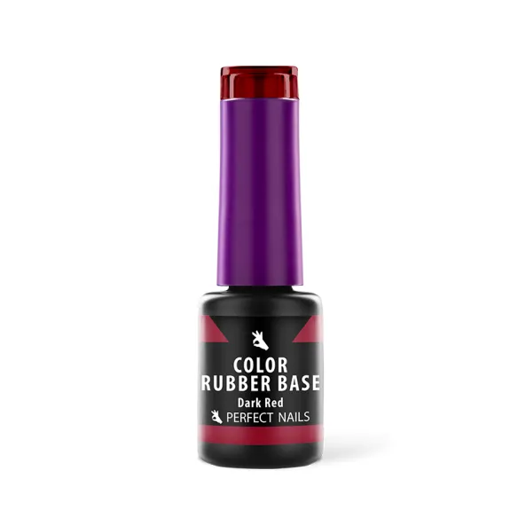 Color rubber base gel – Dark red 8 ml