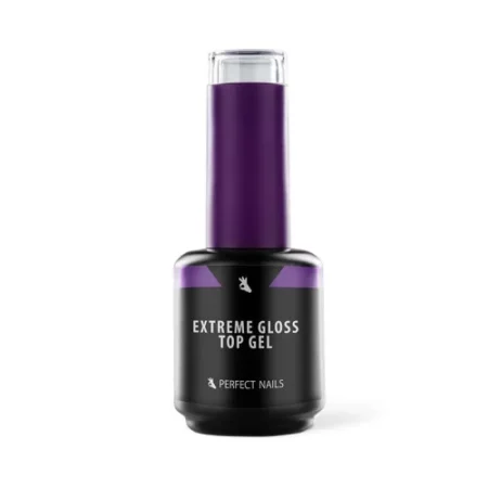 Extreme Gloss Top Coat Gel – HEMA free top gel med extra glans och no-wipe formula.