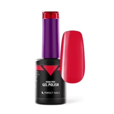 HEMA FREE Gel Polish HF005 Lipstick 8ml – klassisk röd HEMA-fri gelpolish för eleganta naglar