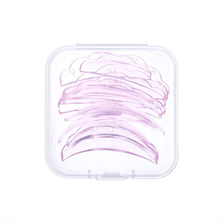 5 par Jelly Silicone Pads i silikon – självhäftande kuddar för lashlift & fransstylister.